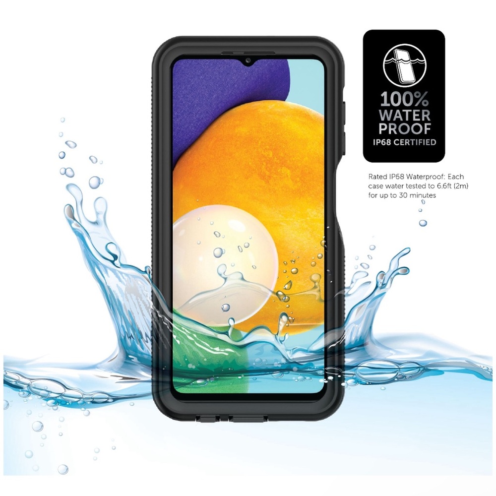 Waterproof case +built-in screen protector for Samsung Galaxy A13, NIB